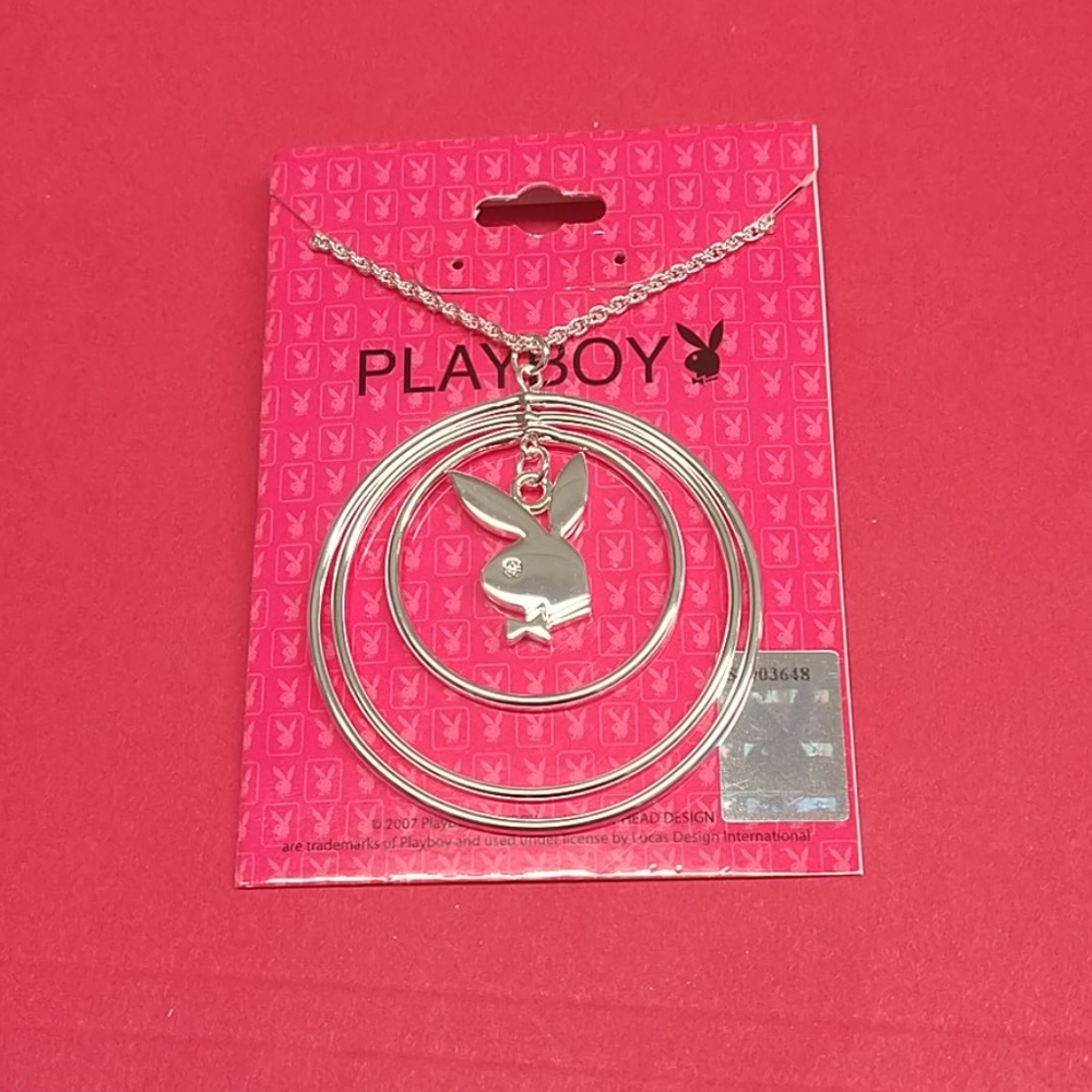 NWT  Playboy bunny necklace